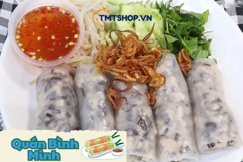 Bình Minh - quán bánh cuốn nóng Nha Trang